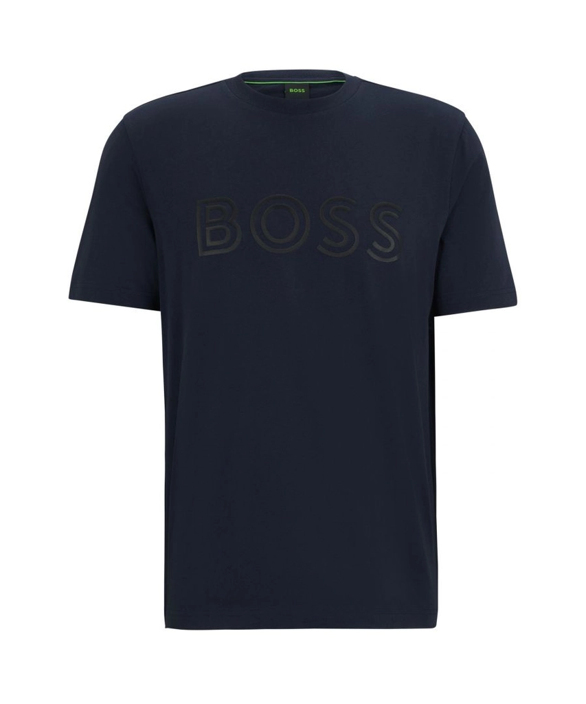 Hugo Boss Mens Tee 1 T Shirt Dark Blue - Size Medium